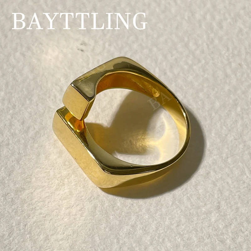 925 Sterling Silver Geometric Handmade Irregular Vintage Ring