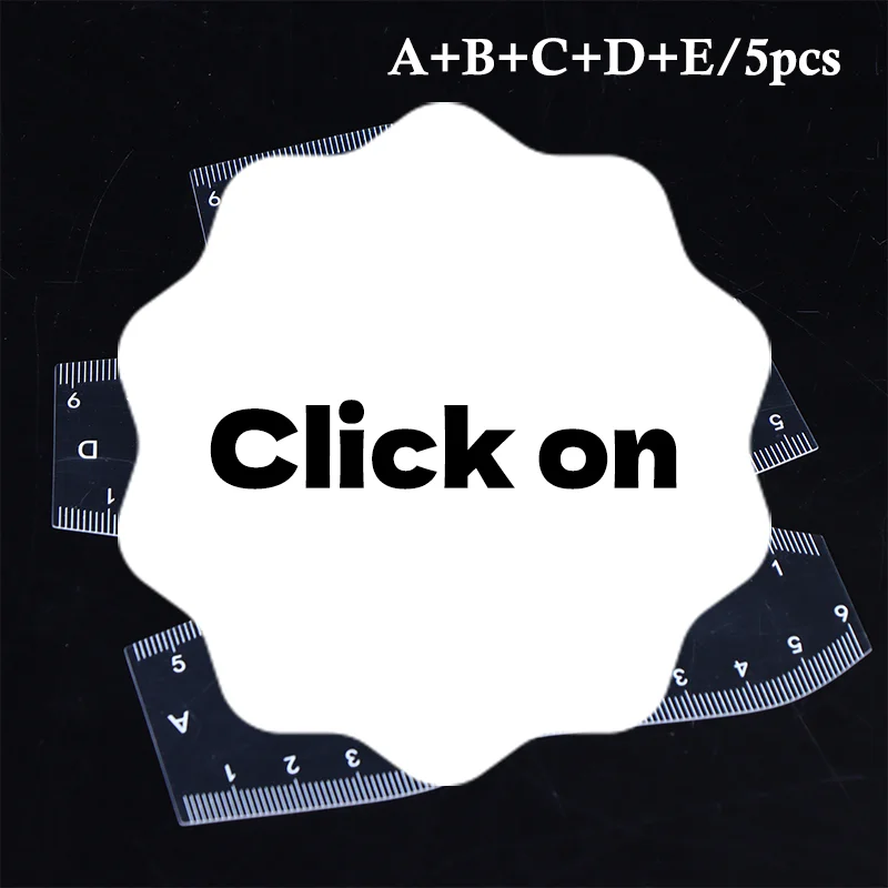 Pochoir de mise en forme des sourcils Durable, 5 pièces, Portable, instantané, dessin, conception des sourcils, règle, cadeau