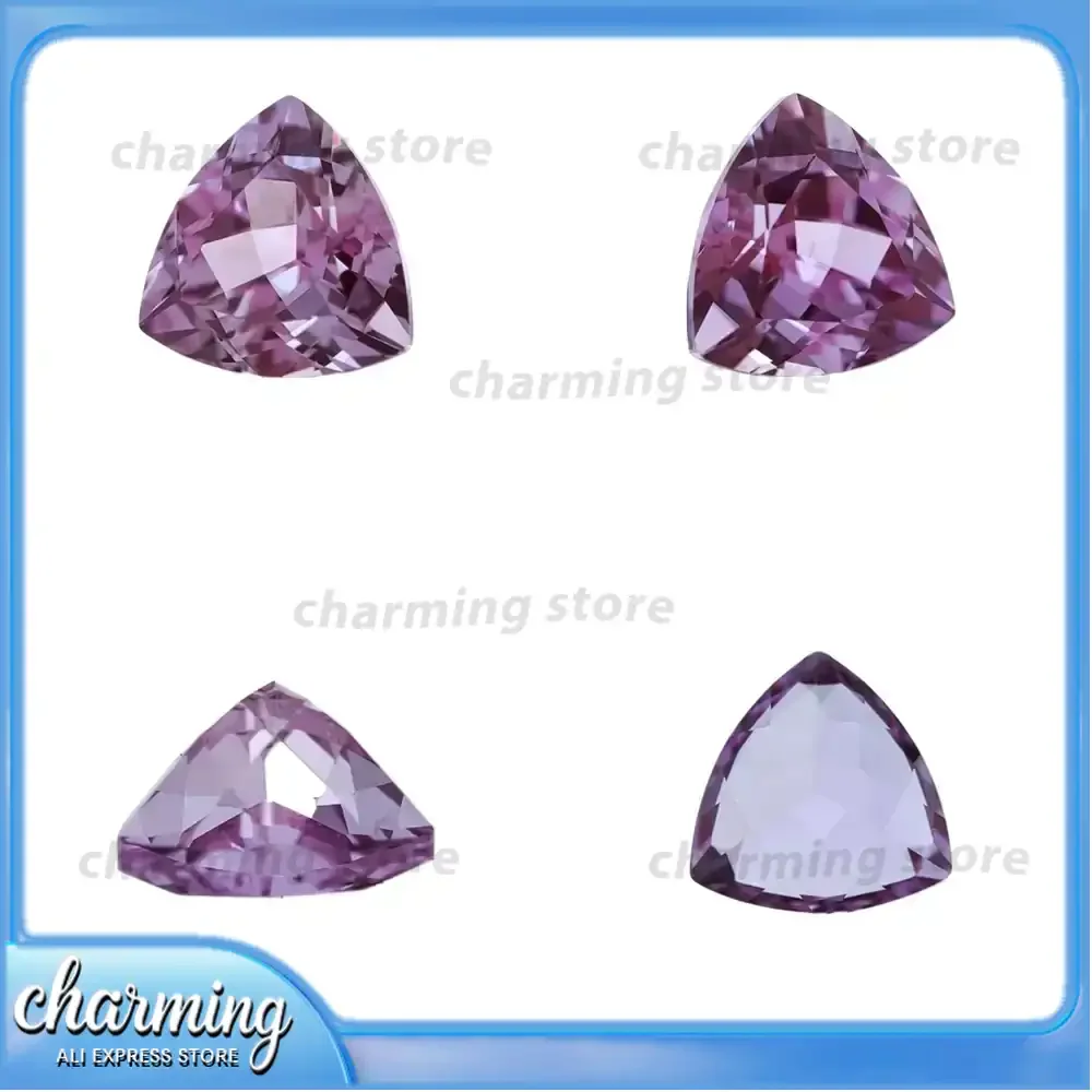 

Лабораторно выращенный александрит, огранка «триллион», меняет цвет с зеленого на фиолетовый, для изготовления ювелирных изделий, альтернатива лабораторно выращенному сапфиру