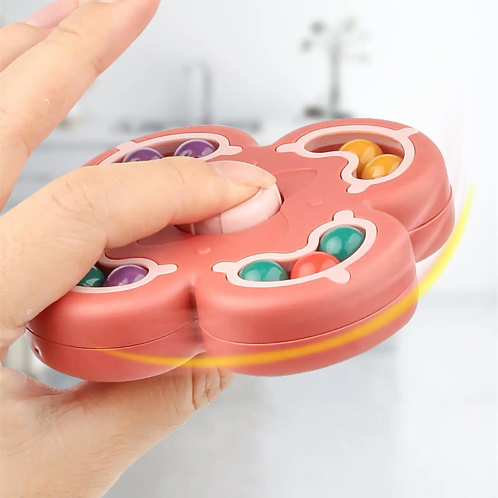 

Bean Toy Handheld Fingertip Cube Stress Relief Fidget Toys for Adults