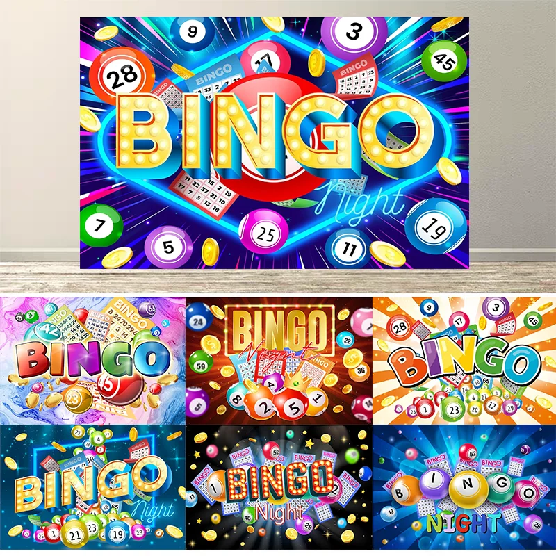 Photography Contest - Sfondo Colorato per Serata Bingo, Decorazione