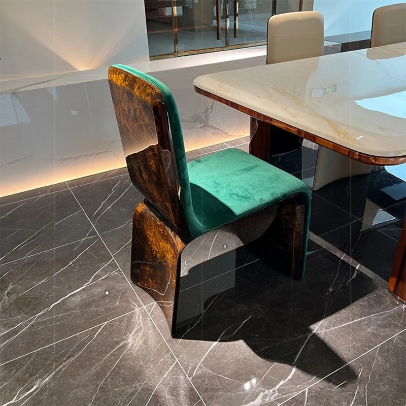 

Postmodern light luxury leisure chair, Italian luxury chair, Hong Kong-style dining chair, available colors