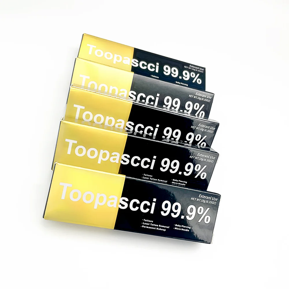 New Original Toopascci  99.9% Tattoo Cream Before Surgery Semi Permanent Makeup Beauty Body Eyebrow Lips Liner 10g