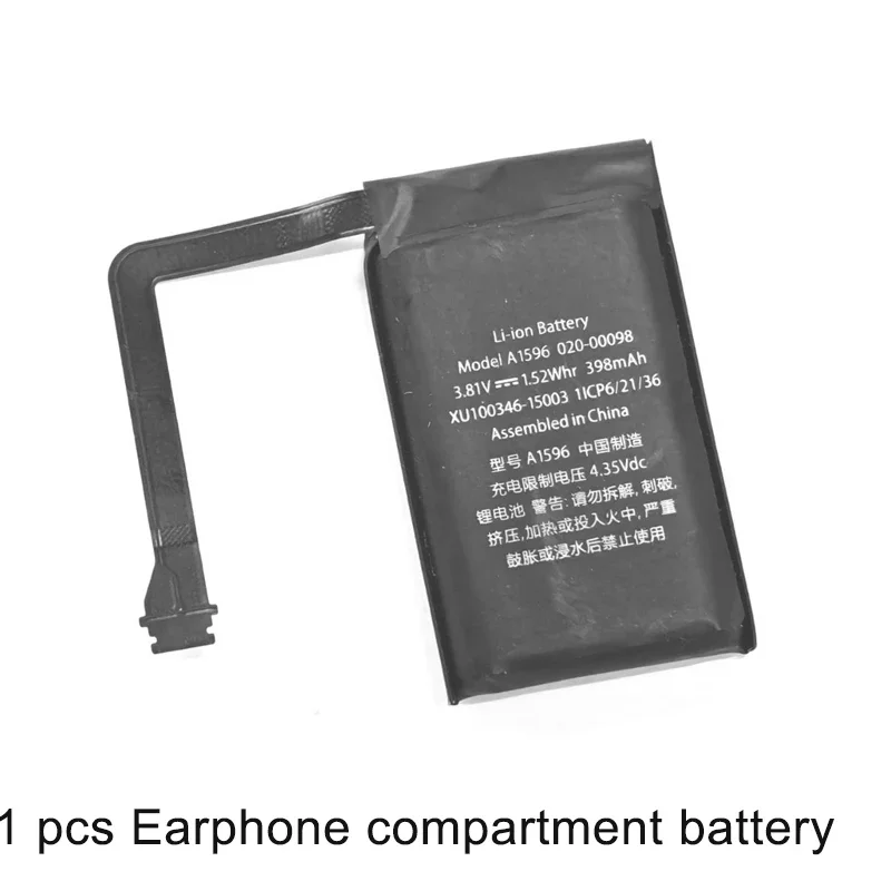 da da xiong Brandneuer Ersatzakku für Airpods 1. 2. A1604 A1523 A1722 A2032 A2031 Air Pods 1 Air Pods 2 Austauschbarer Headset-Akku 6