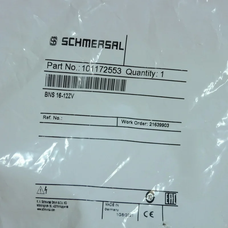 SCHMERSAL 101172553 New security door switch BNS 16-12ZV