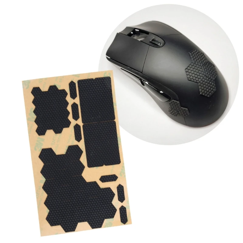 Universal DIY Mouse Keyboards AntiSlip Stickers Additions Enhances Handling, Reduces Slippage for Mouse and Keyboards