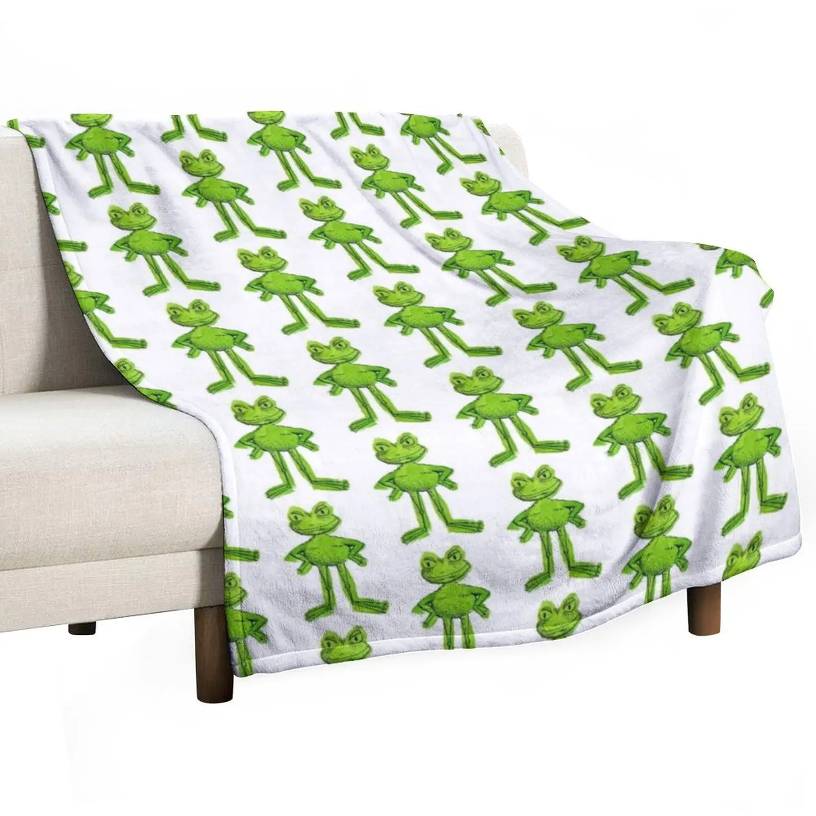 Amphibian with attitude Throw Blanket Winter beds Comforter wednesday For Baby Blankets