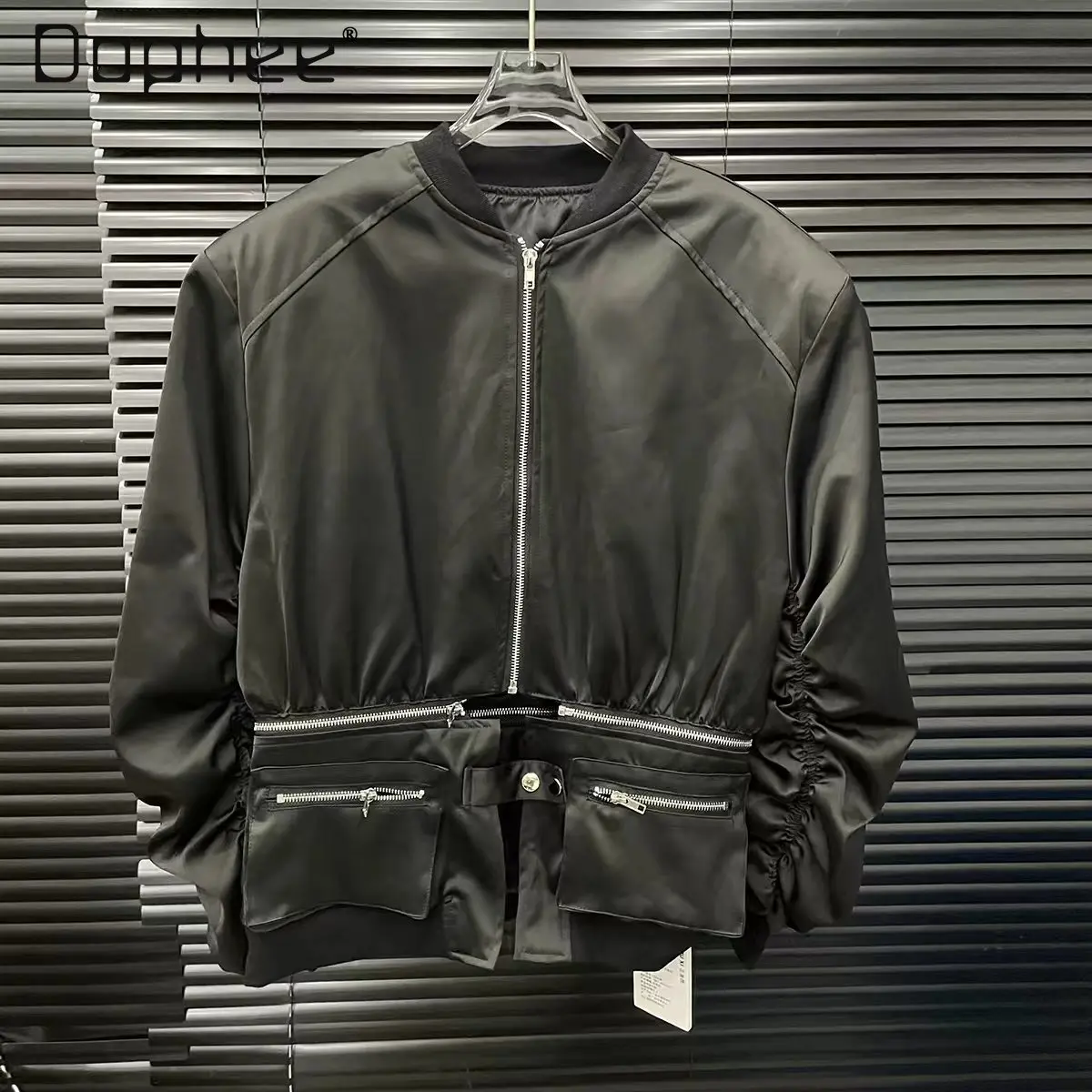 2025 Autumn New Trend Detachable Short Baseball Jacket for Women Street Style Personality Hot Girl Fashion Casual Loose Jackets