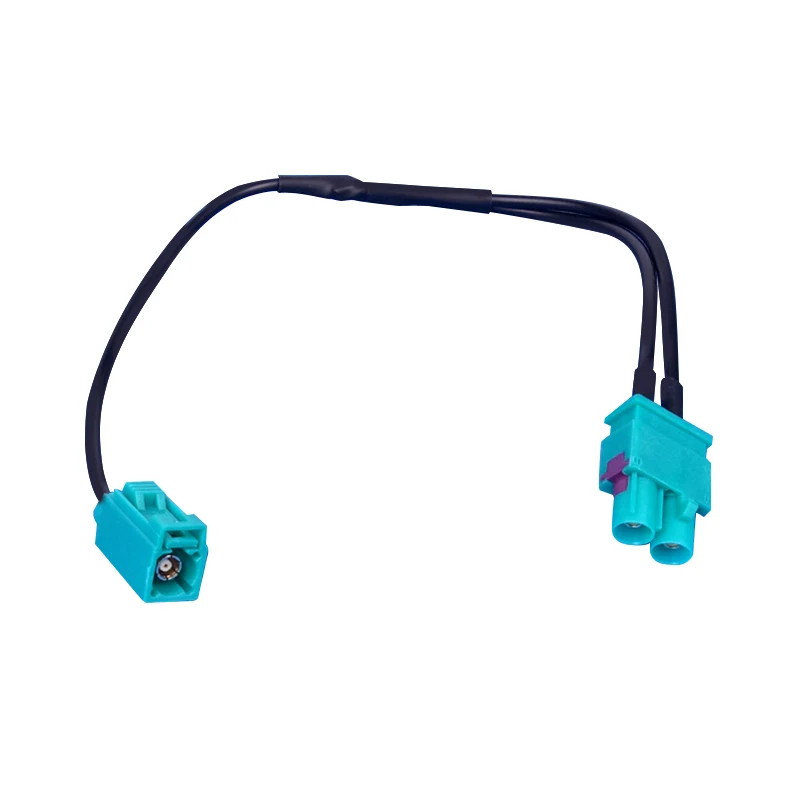 Adaptador de antena de rádio Fakra duplo 2 a 1 RNS RCD 510 310 315 210 para RCD330 adequado para VW