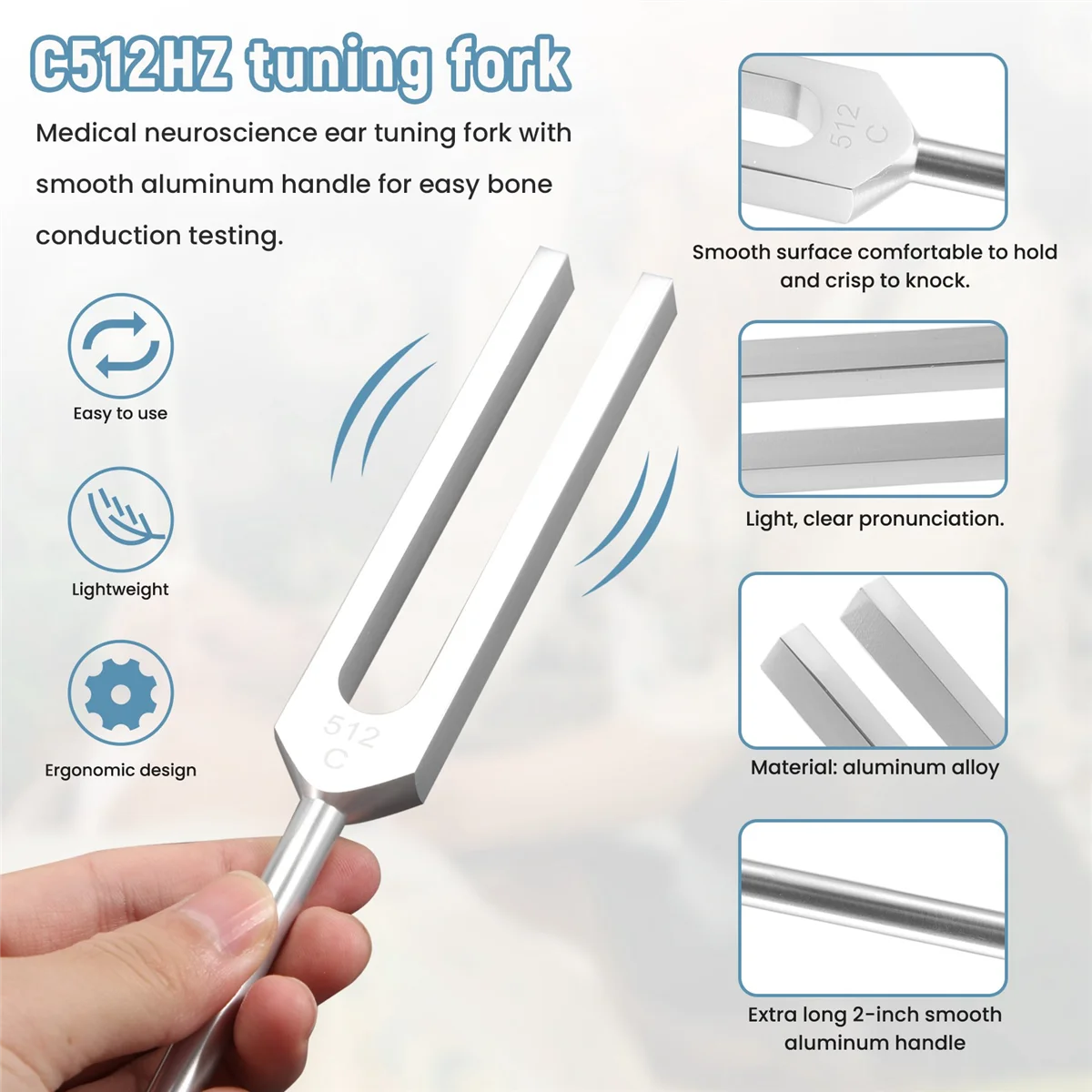 Distributors Professional C512 HZ Tuning Fork