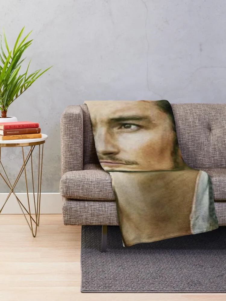 Orlando Bloom Throw Blanket Blanket For Baby Flannel Fabric