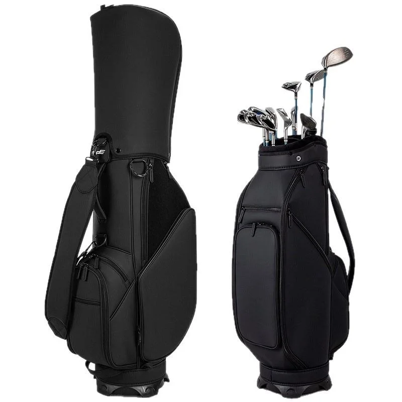 

Golf Cart Bag Manufacturer Custom PU Waterproof Lightweight Carrying Golf Bag for 14 Golf Clubs White Black Gray