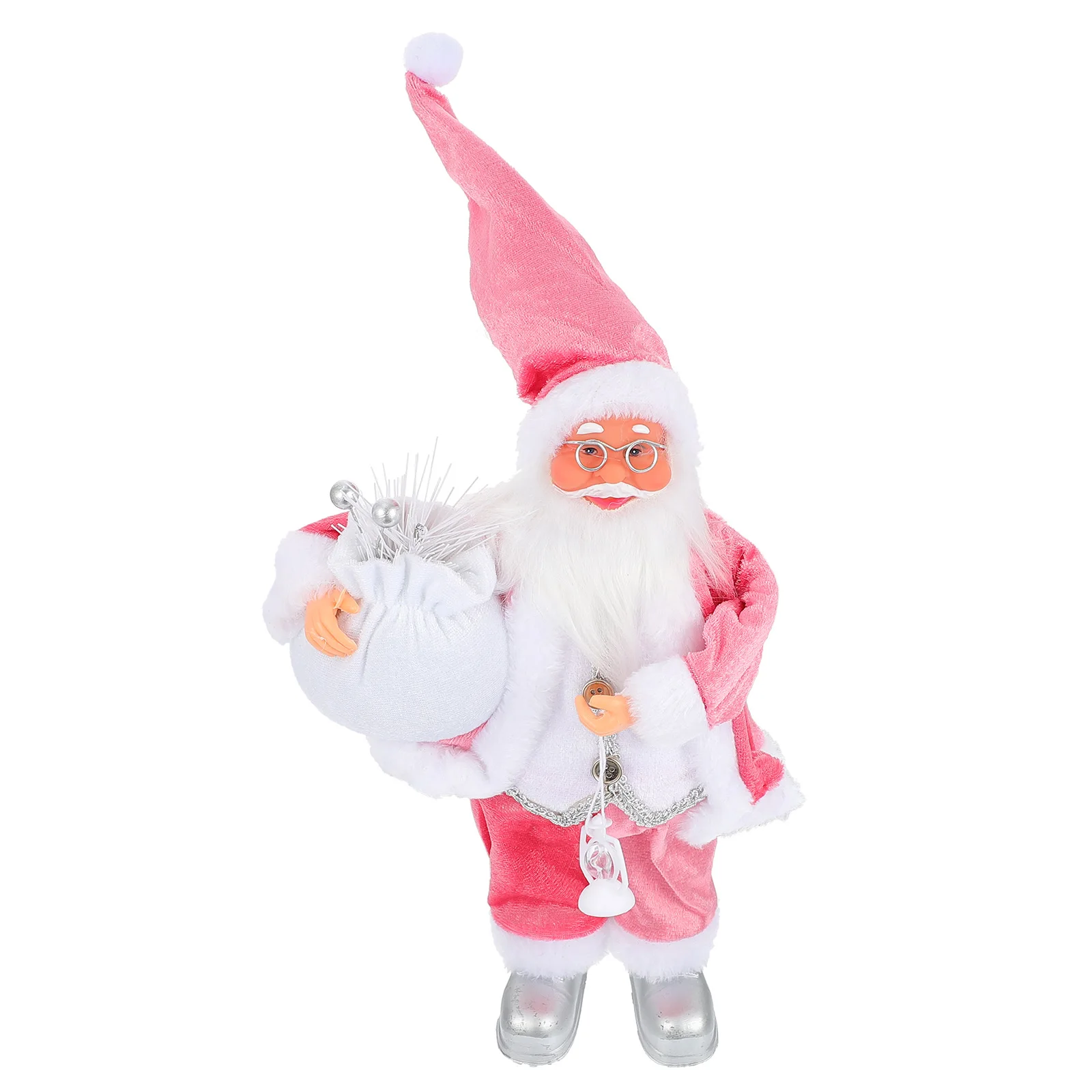 

1Pcs Pink Santa Claus Decor Lovely Christmas Desktop Ornament Party Decoration Xmas Supplies Santa Claus Decor