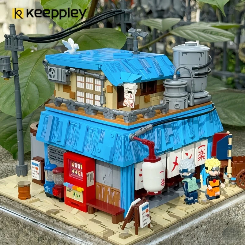 

Keeppley Naruto Breeze Series Yile Lamian Noodles Hall Assembled Building Blocks Children's Toys Collection Model K20509