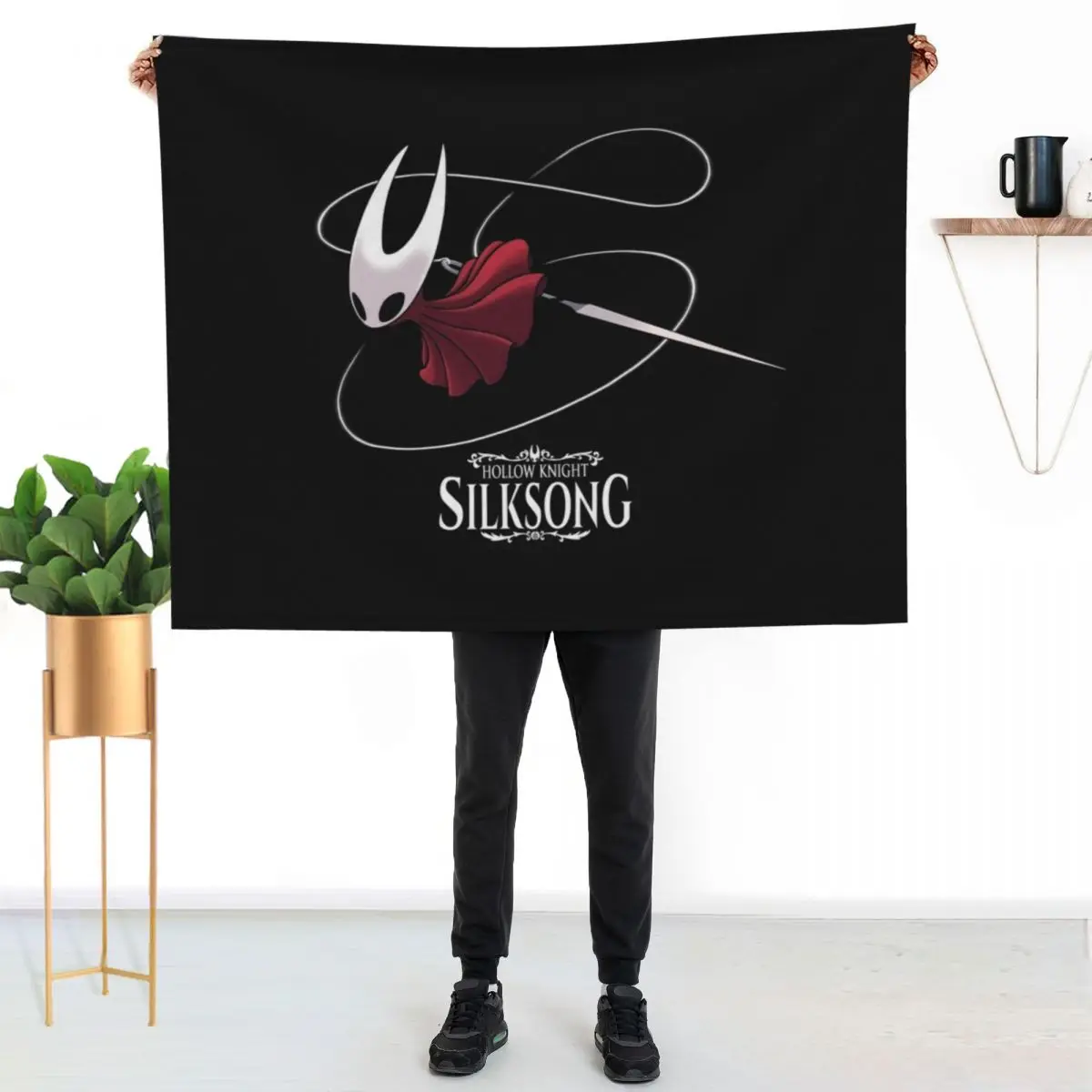 

Hollow Knight: Silksong Throw Blanket Year Round Soft Comfortable Blanket for Home