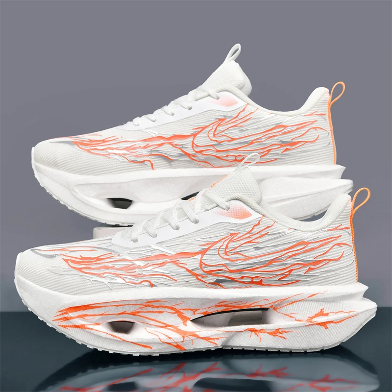 

Sports Shoes for Men, Lightweight Hiking Shoes, Breathable Mesh Running Shoes for Women, Non-Slip Sports Running Shoes, Competitive Training Shoes, Fashionable Student Running Shoes for Men and Women, Same Style 33-45