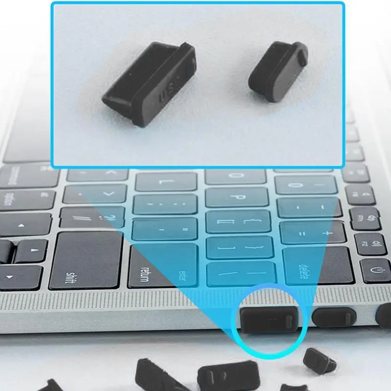 USB Dust Plug 13pcs Notebook Dustproof Stopper Laptop Universal USB Dust Plug Computer Interface Waterproof Cover For Protect
