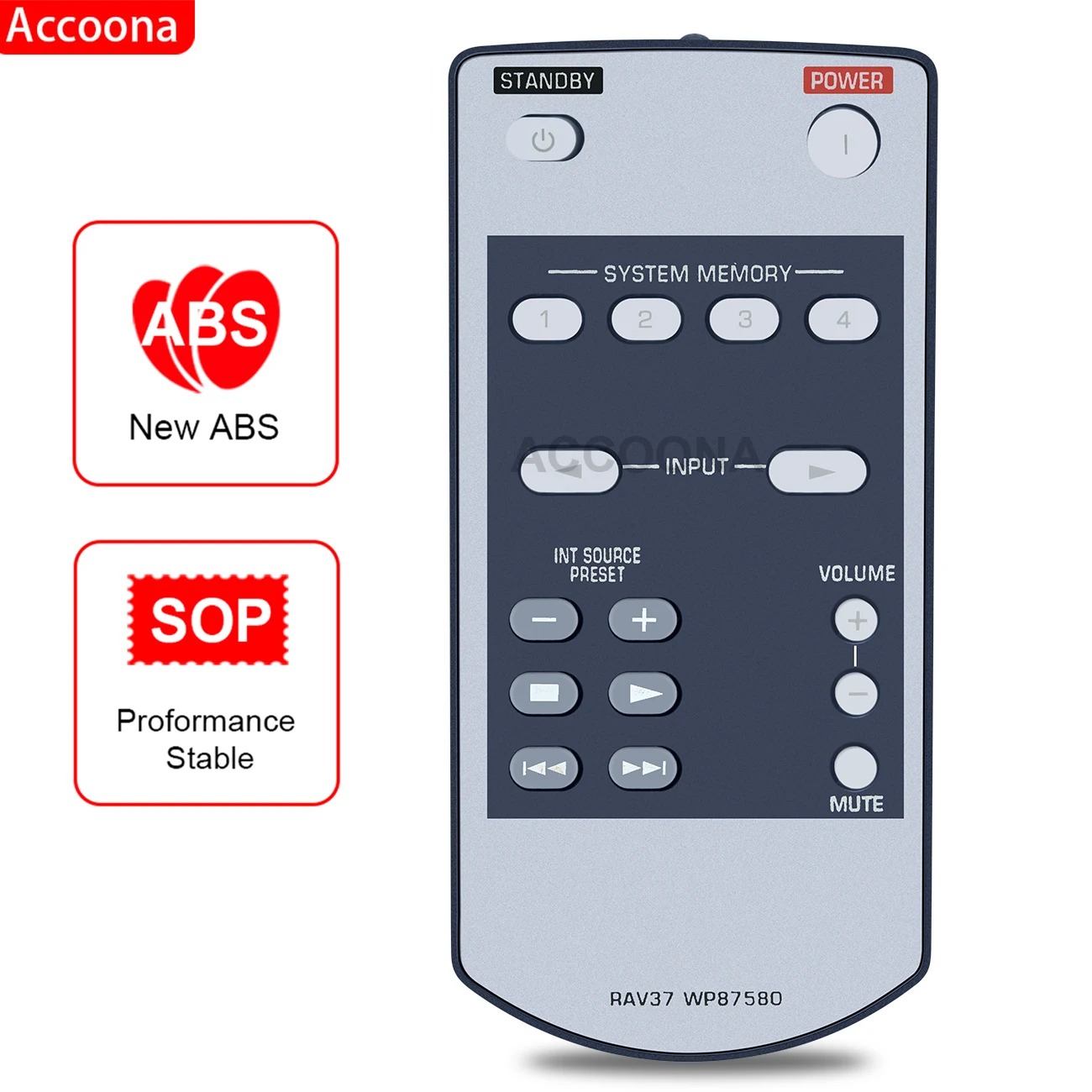 

New RAV37 WP87580 For Yamaha Audio Receiver Remote Control HTR-6290 RX-V1900