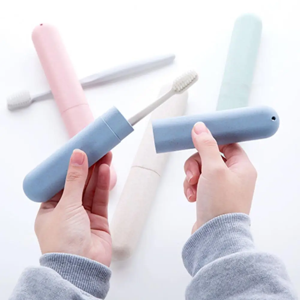 1pc Chopsticks Fork Spoons Storage Case Toothbrush Box Portable Travel Toothbrush Case Health Care Tooth Brushes Protector
