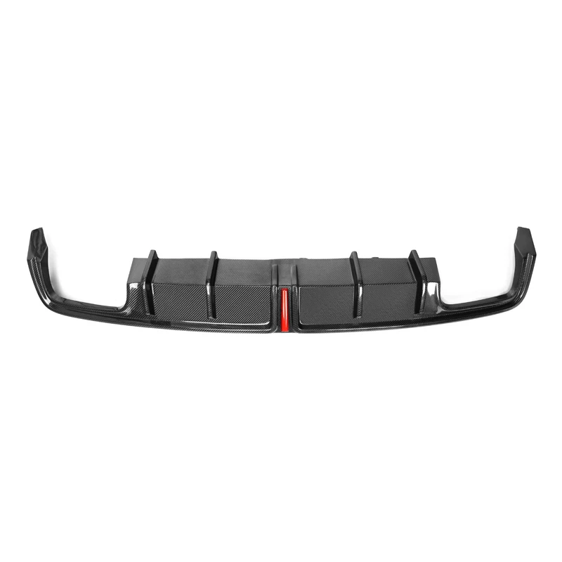 Custom Rear Chin K Style With Lamp Carbon Fiber Diffuser Bumper Lip For A Sline C Sports A C Rea