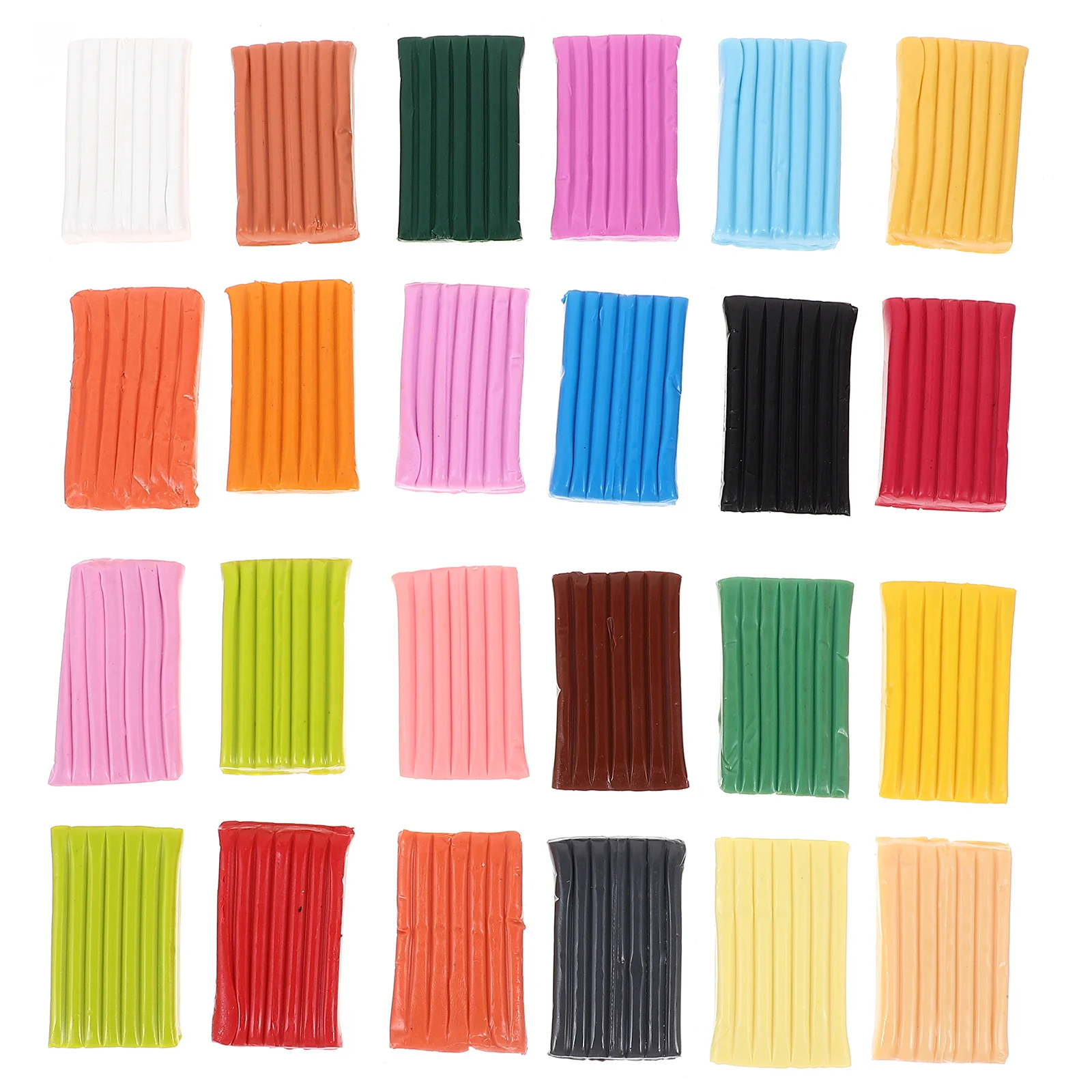 Kit de bricolage doux, 1 boîte, ensemble d'argile à modeler de couleur vive pour la fabrication d'ornements artisanaux, artisanat en argile polymère, cadeaux d'anniversaire