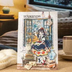10pcs/1lot Kawaii Scrapbook Stickers the scene outside one's window is clear Junk Journal Planner Stationery Planner Decorative