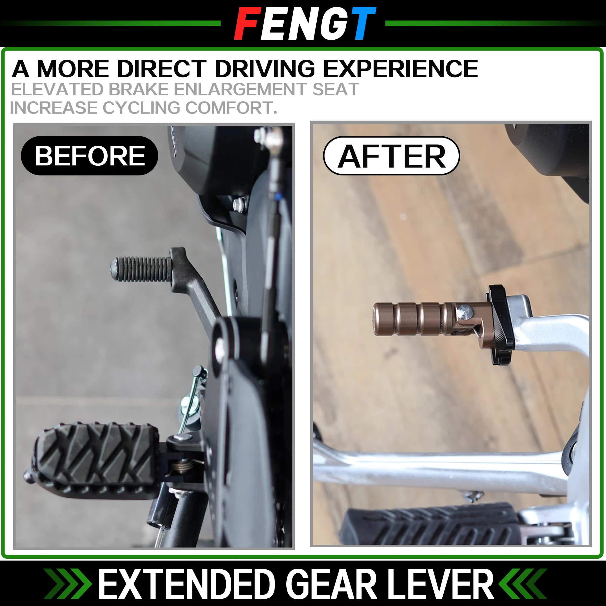 FOR CFMOTO 800MT 2021-2024 Motorcycle 800 MT CNC Billet Gear Shifter Shift Lever Tip Replacement Enlarge Gear Pad Pedal CF800