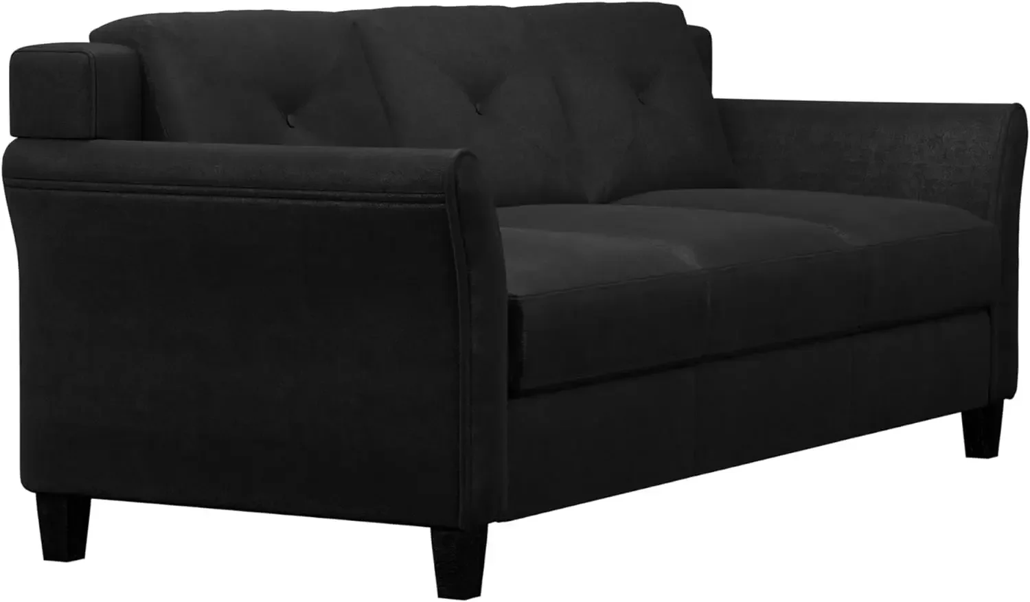 Lifestyle Solutions Harrington Sofa, Black