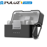 PULUZ for DJI Mic Mini Charging Case Sport Action Camera Accessories Silicone Scratch-proof Protective Charging Cover