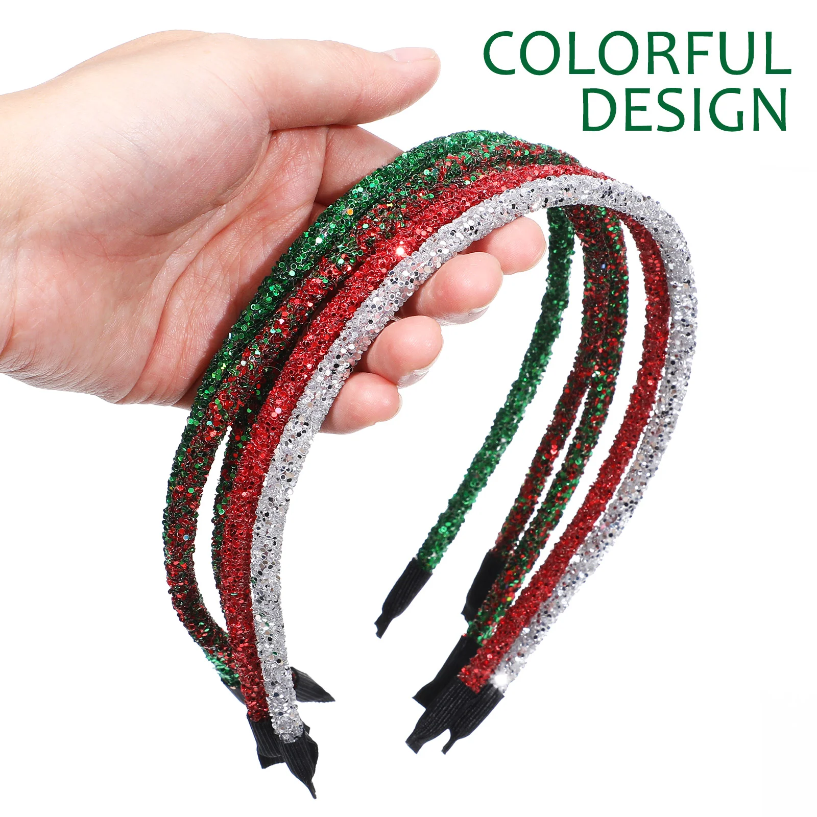 5 Pcs Christmas Accessories Headband Kids Headbands Xmas Hair Hoops Decorative Hairband