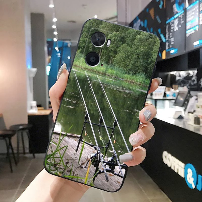 Fishing Fisherman Hunting Man Phone Case for OPPO A96 A91 A54 A74 A94 A53S A15 A16 A17 Reno 2 2Z Reno 6 7 8 Case