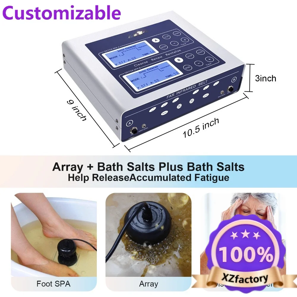 Factory Direct 2026 Dual System Ion Foot Detox Machine Deep Cleansing Spa Detox Machine