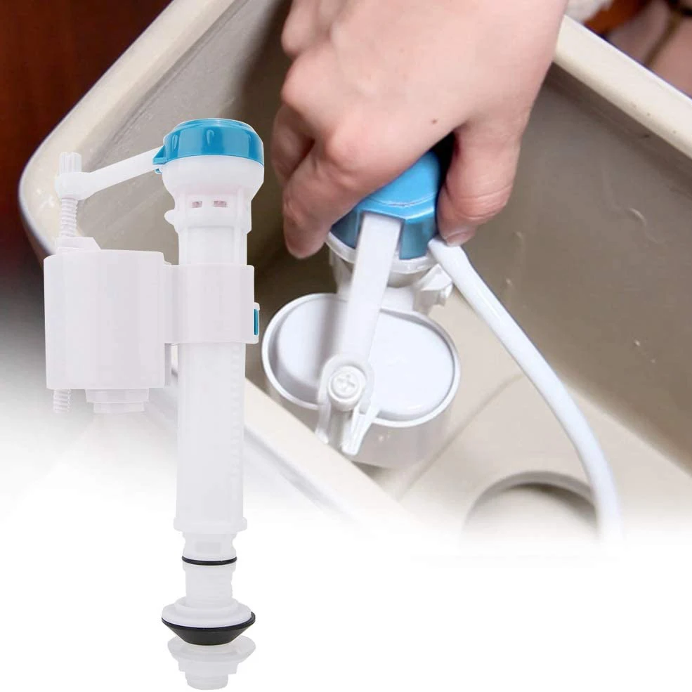 

Впускной клапан для унитаза Кнопка смывного клапана для унитаза Впускной клапан Аксессуары для смывного бачка для унитаза Интерфейс G1/2 (пластик)-горячий