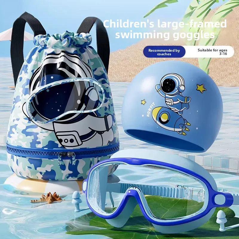 lunettes-de-natation-pour-enfants-unisexes-impermeables-anti-buee-haute-definition-protection-des-yeux-ensemble-professionnel-de-bonnets-de-natation-pour-garcons-et-filles