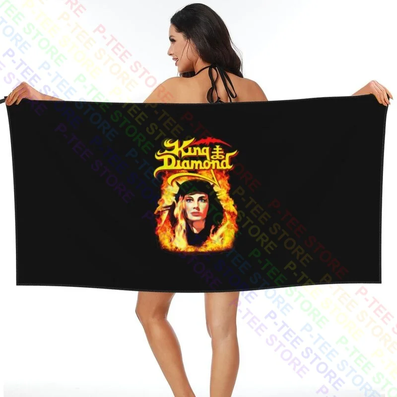 King Diamond Cd Cvr Fatal Portrait Mercyful Fate Quick dry Towel Travel Microfiber Sports Towel