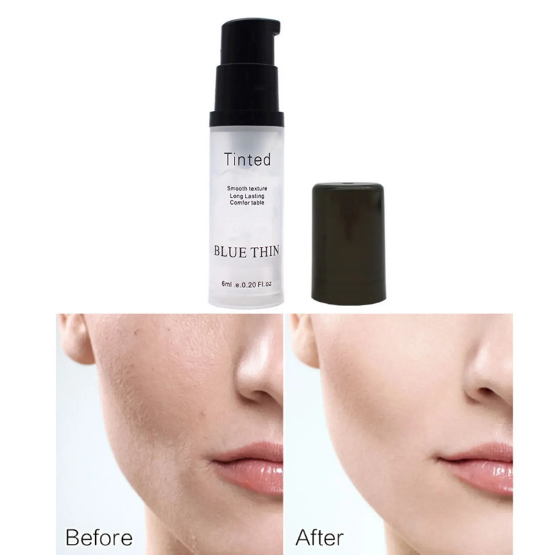 1 PCS Primer Smooth Texture Minimizes Pores Blurring Primer for Oily Skin Skin Revitalize Hydrating Lightweight