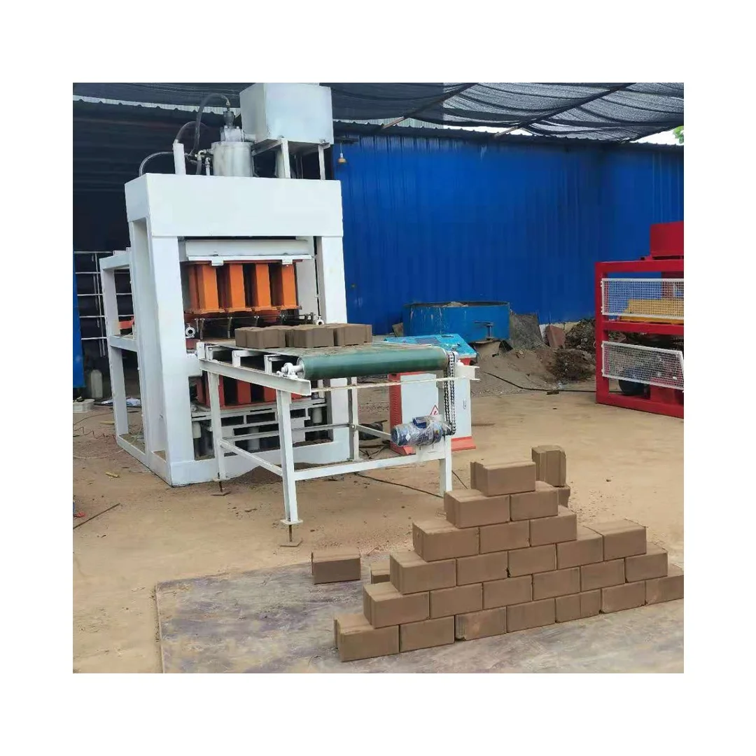 High Capacity Full Automatic Clay Soil Brick Making Machine Customize Pressure YG 4-10 Brick Making Machinery