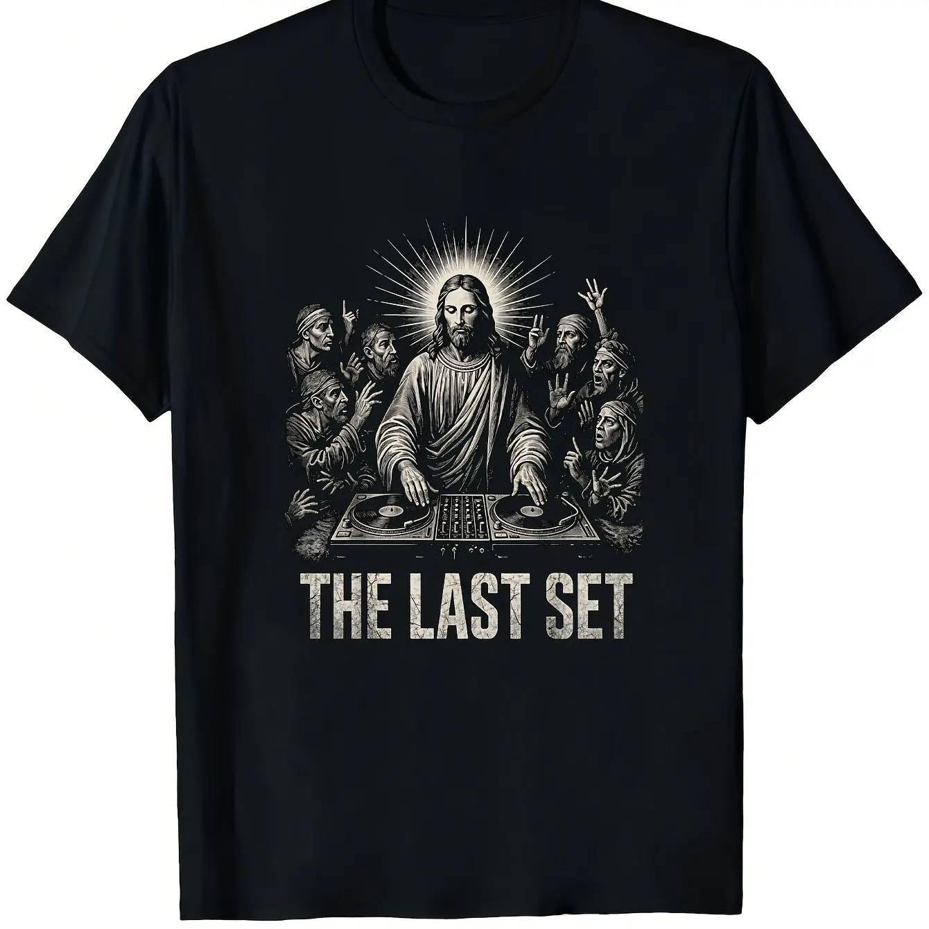 Camiseta Retro para Hombre, Estilo Techno House, Electro Minimal, Goa, PSY, Trance, Acid, Rave, Dnb, Suave, Ligeramente Elástica, Corte Regular