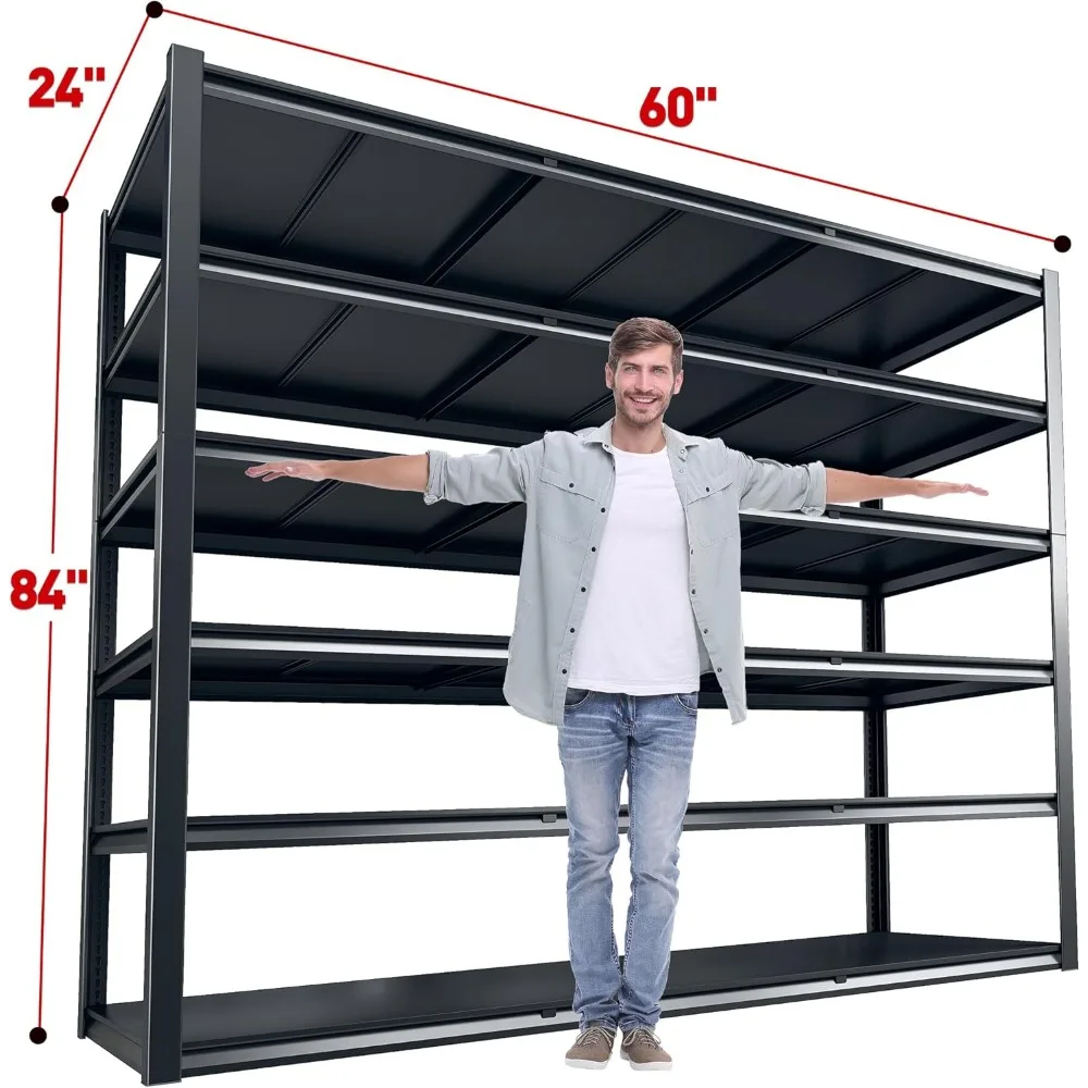 Storage Shelves,  3500 LBS,Heavy Duty, Adjustable,Garage,Warehouse,60 