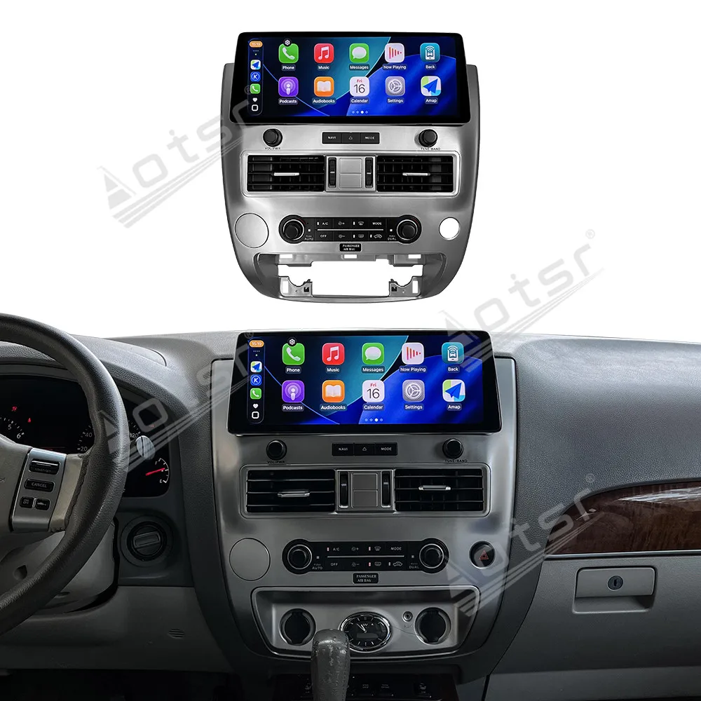 Car Stereo 12.3 Inch For Infiniti QX56/Nissan Armada 2008 - 2012 Android 15 BT5.0 Wireless CarPlay Android Auto GPS Hi-Res Audio
