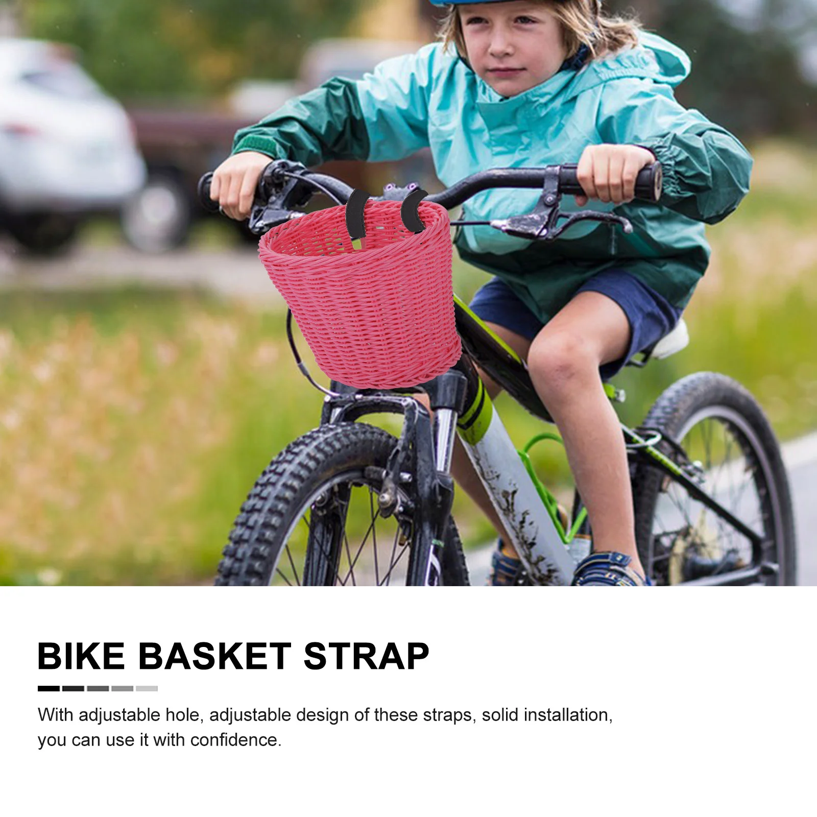 Bicycle Basket Accessories Belt Bike Accessory Strap Straps Aluminum Alloy Handlebar Pu Miss Fastening