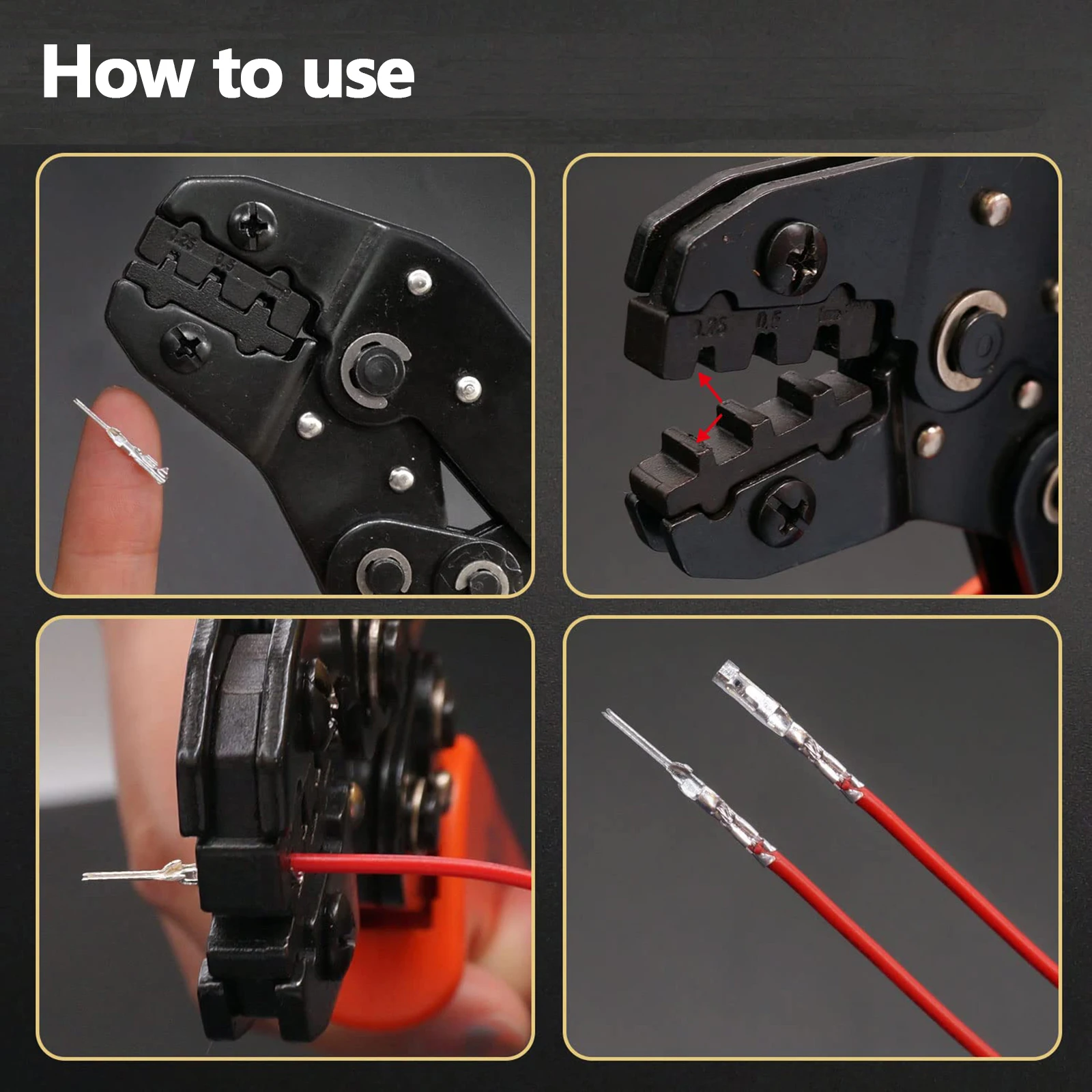 50/100 пар разъемов Dupont 2,54 мм, перемычка, кабель, контактный разъем, мужской и женский обжимной штифт, комплект для перемычки корпуса