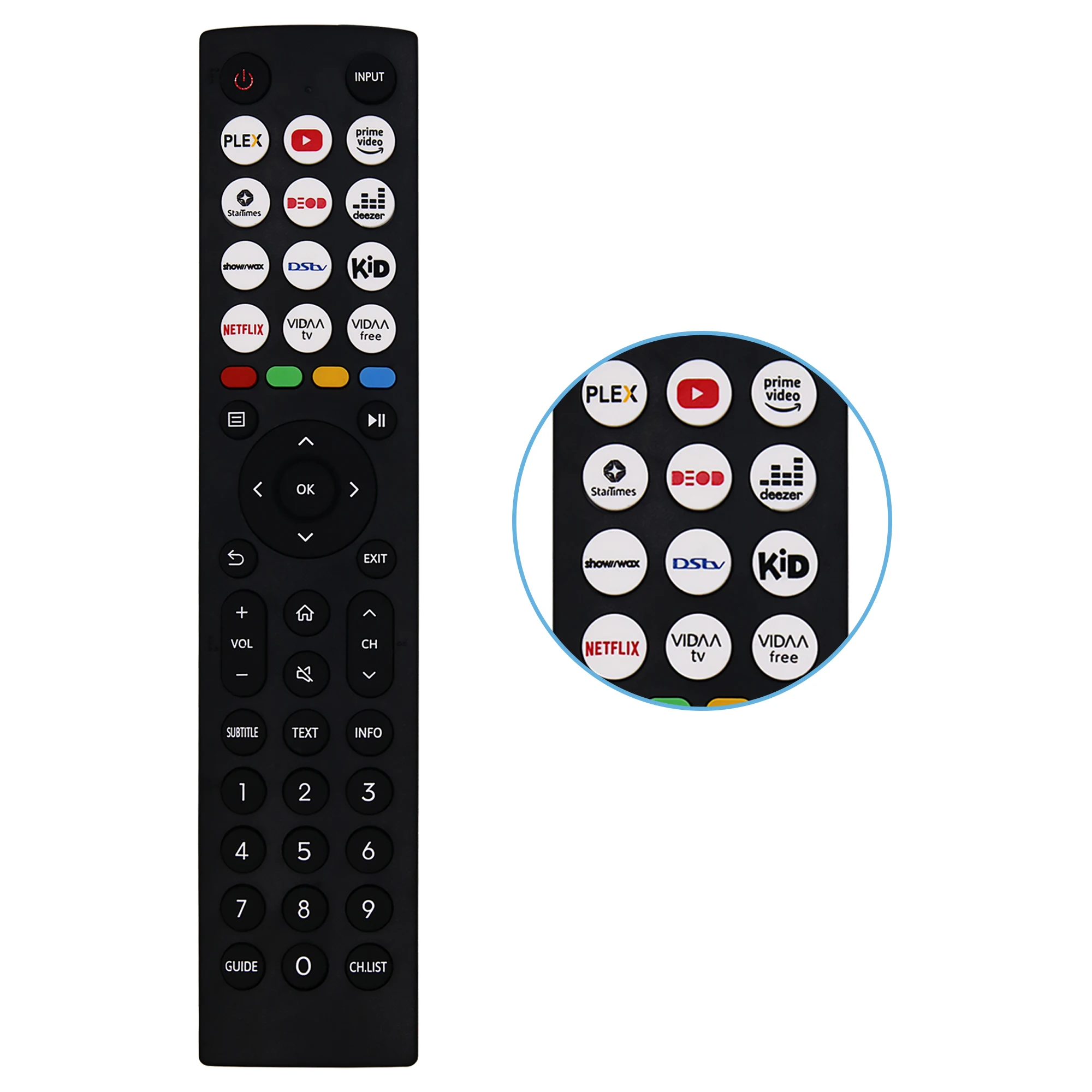 EN2J36H Replace Remote Control Compatible with Hisense 4K ULED LED LCD TV 65U7HQ 55U8HQ 55U8HAU 65U8HQ 75U8HAU 55E7HQ 65U8HAU 50