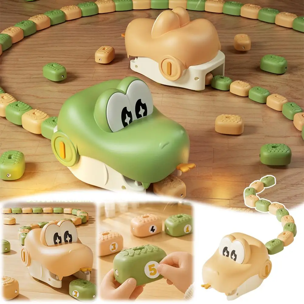 Remote Control Magnetic Greedy Snake Toys Dual Player Battle Greedy Bean Interactive Game Eating Snake Educational Toy Xmas Gift