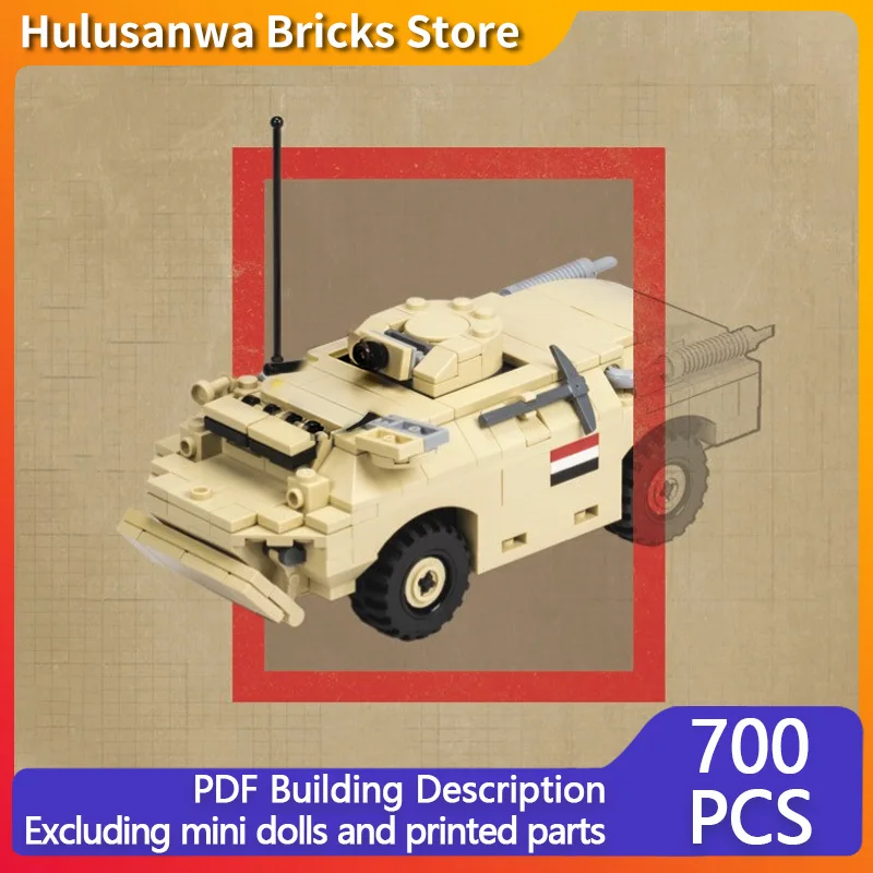 

Модель военной бронированной машины БРДМ-2, конструктор MOC, военная техника, модульные технологичные подарки, набор для сборки, детские игрушки, праздничный подарок