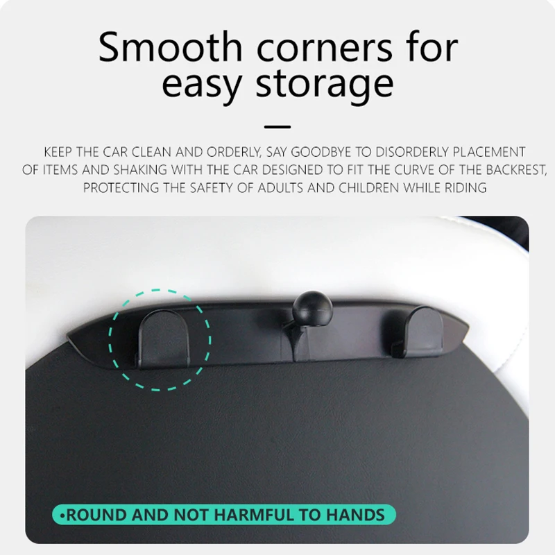 For Tesla Model 3 Y 2024-2017 Rear Seat Hooks Stylish and Durable Car Accessory for Organized Storage and Clutter Free Interior