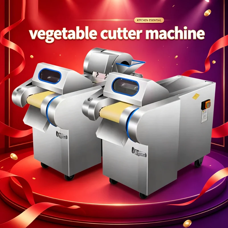 Electric Vegetable Cutter Machine Best-selling 2-5mm Thickness Potato Carrot Tomato Fruit Slicers Food Processors