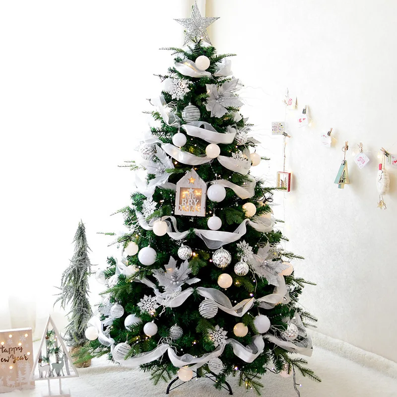 1.2M Luxury Encrypted Christmas Tree Environmental Friendly PVC Material Shipping Mall Party Decoration Supplies For Merry Chris