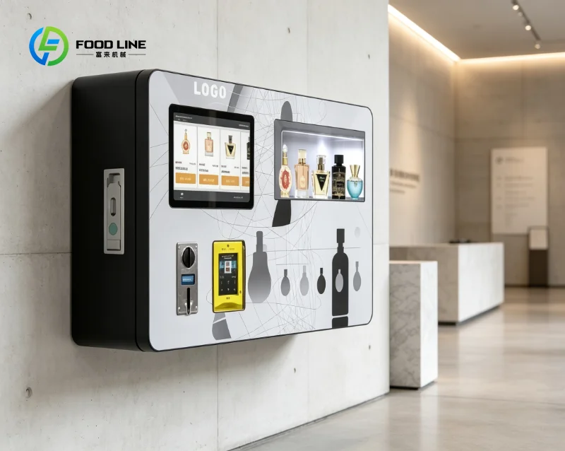 Luxury Smart Wall-Mounted Cologne Vending Machines Fragrance Perfume Dispensers Card Reader Cashless Payment System SDK