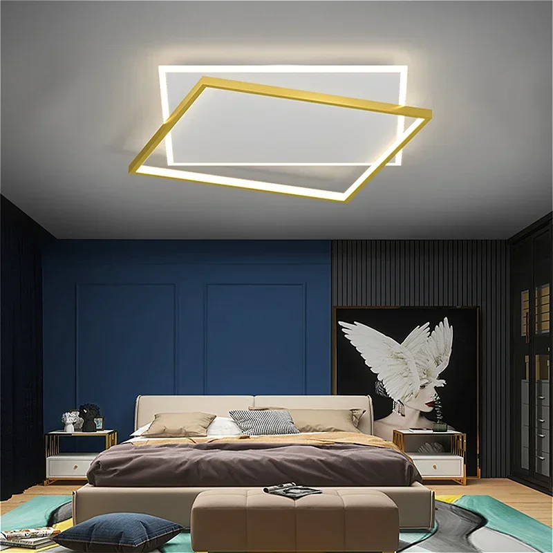 Nordic Style Energy-saving Ceiling Light Modern Simple Originality Ceiling Light Geometry Indoor Lighting Lampada Soffitto FYCL